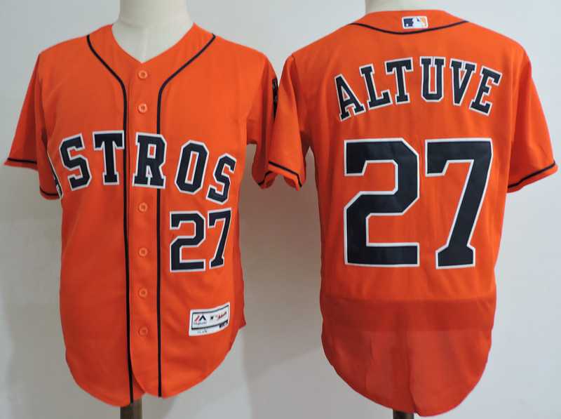 Houston Astros #27 Jose Altuve Orange Flexbase Stitched MLB Jersey,We sell and wholesale Houston Astros #27 Jose Altuve Orange Flexbase Stitched MLB Jersey on line form chian!